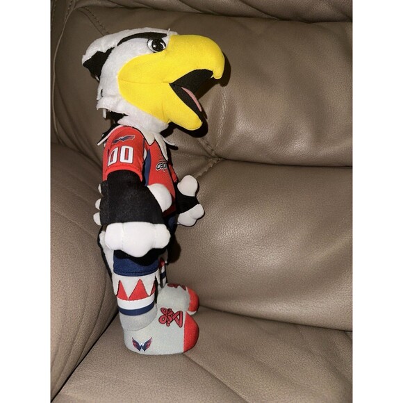 Washington Capitals NHL Slapshot Mascot 10" Plush Bleacher Creatures - Picture 2 of 10